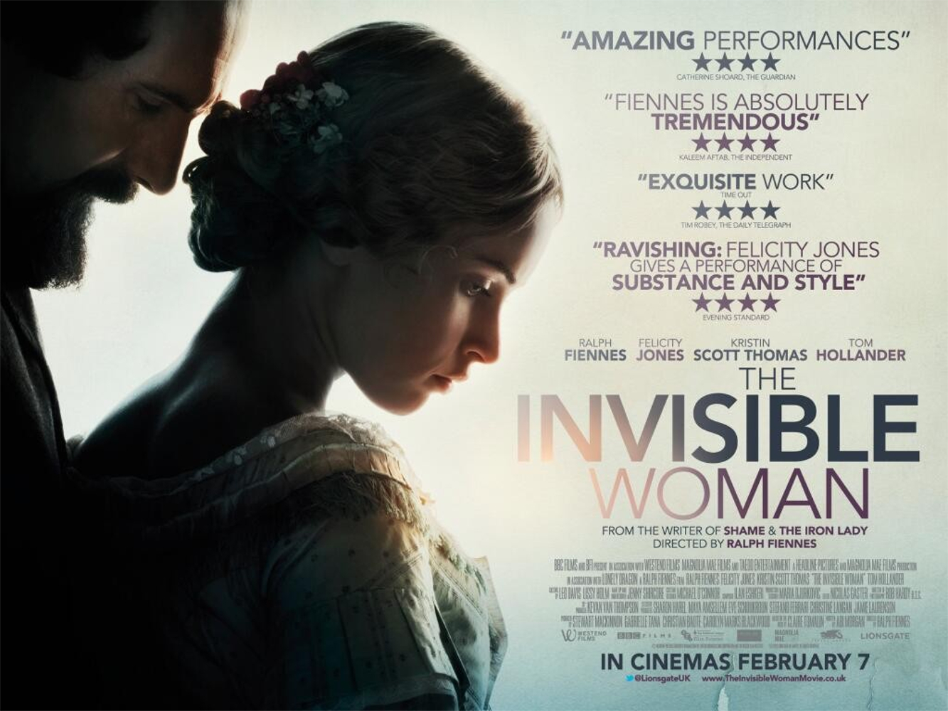 2014 Oscars Challenge: [23] The Invisible Woman – One Nomination