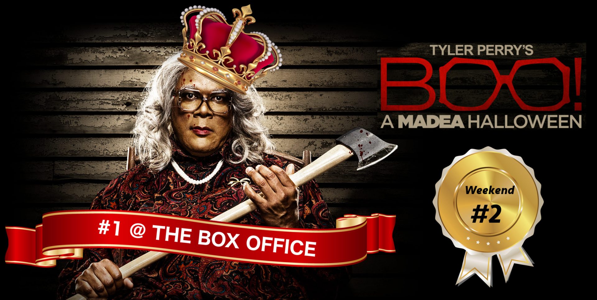 Box Office: October 28th, 2016 – Boo! A Madea Halloween: Week #2