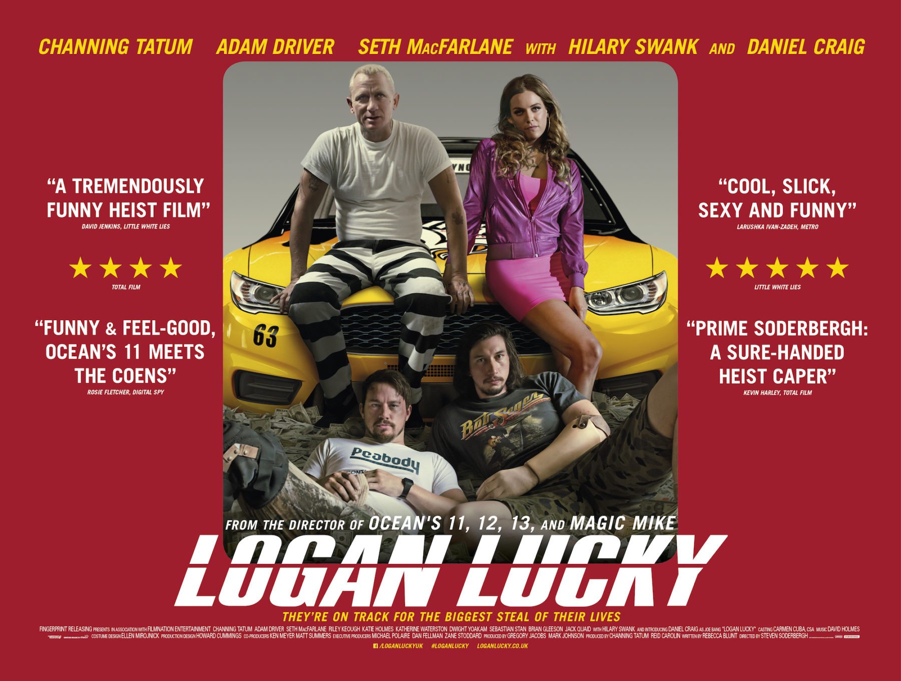 Tuesday Releases: Logan Lucky & Tulip Fever