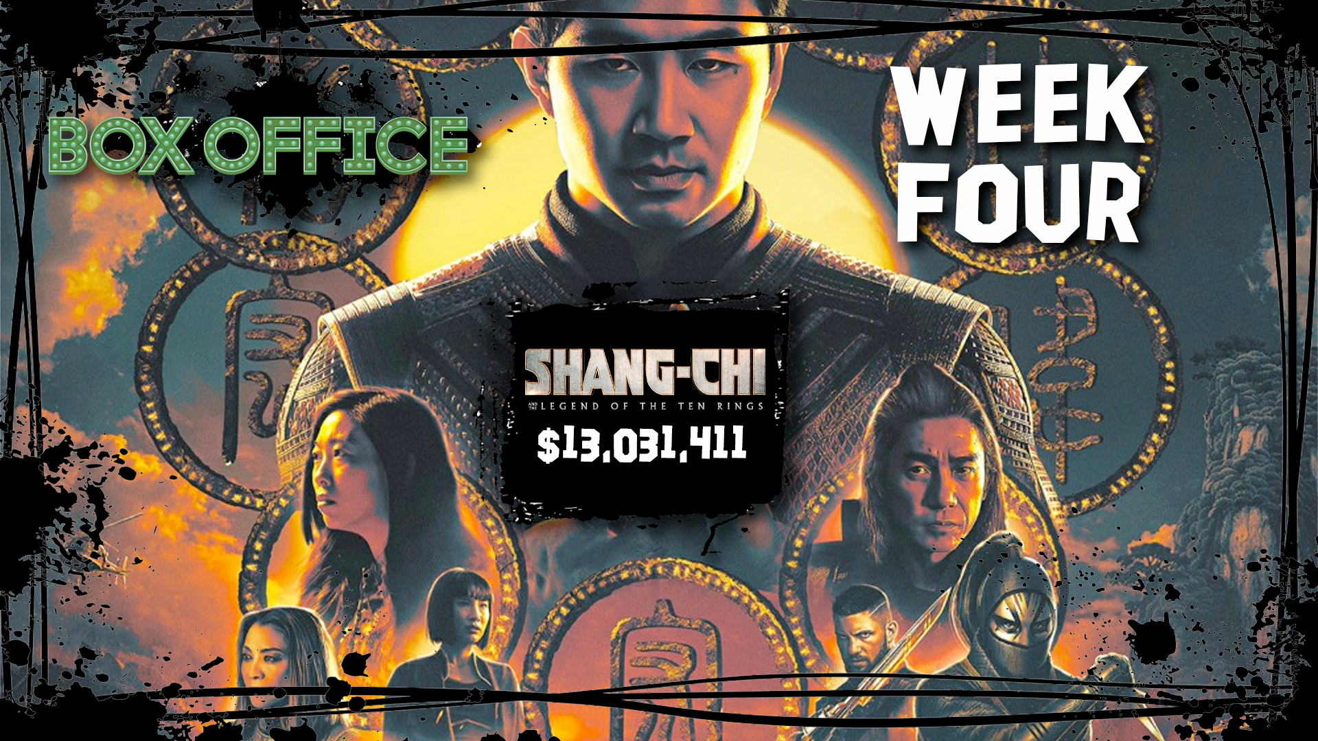Weekend Box Office: After a Full Month of “Shang-Chi and the Legend of the Ten Rings” Goodness, This is its Last Week at No. 1