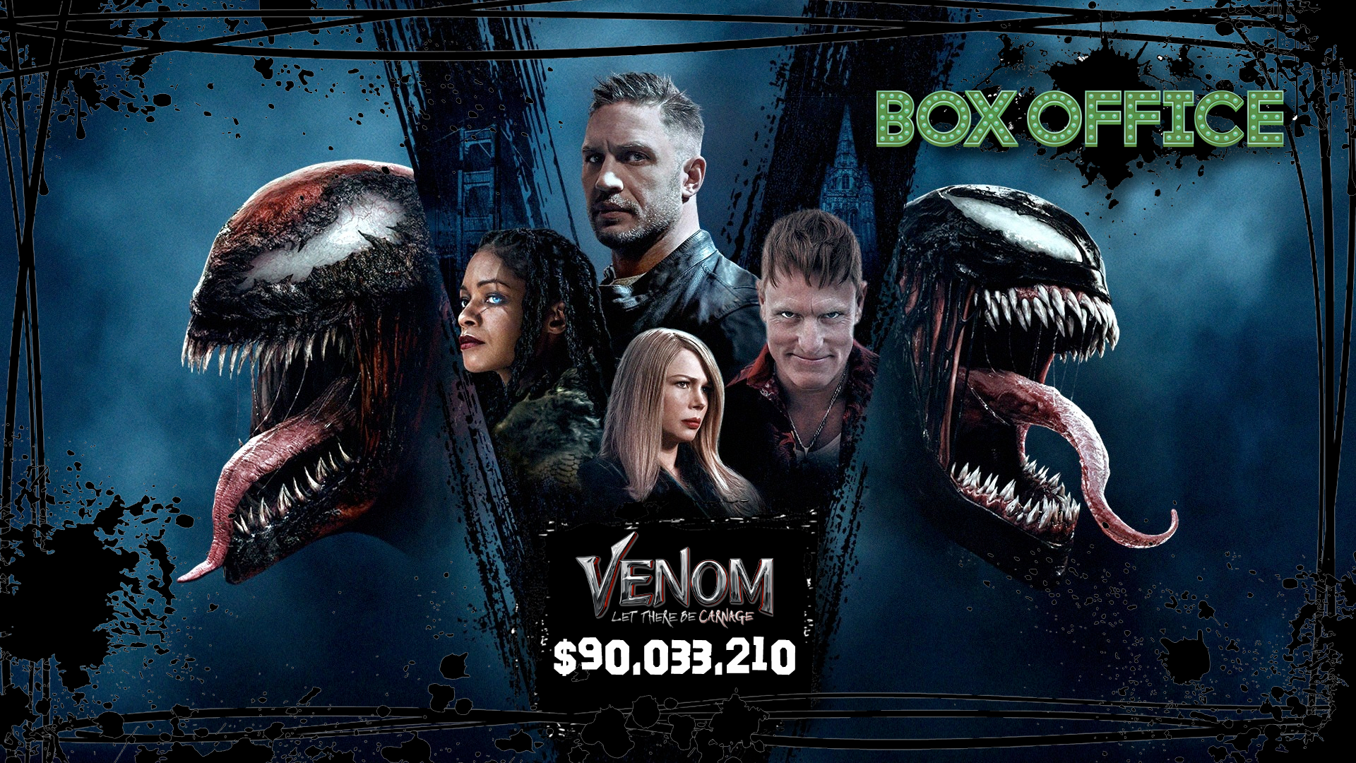 Weekend Box Office: “Venom: Let There Be Carnage” Tears Up The Box Office with $90 Million Opening