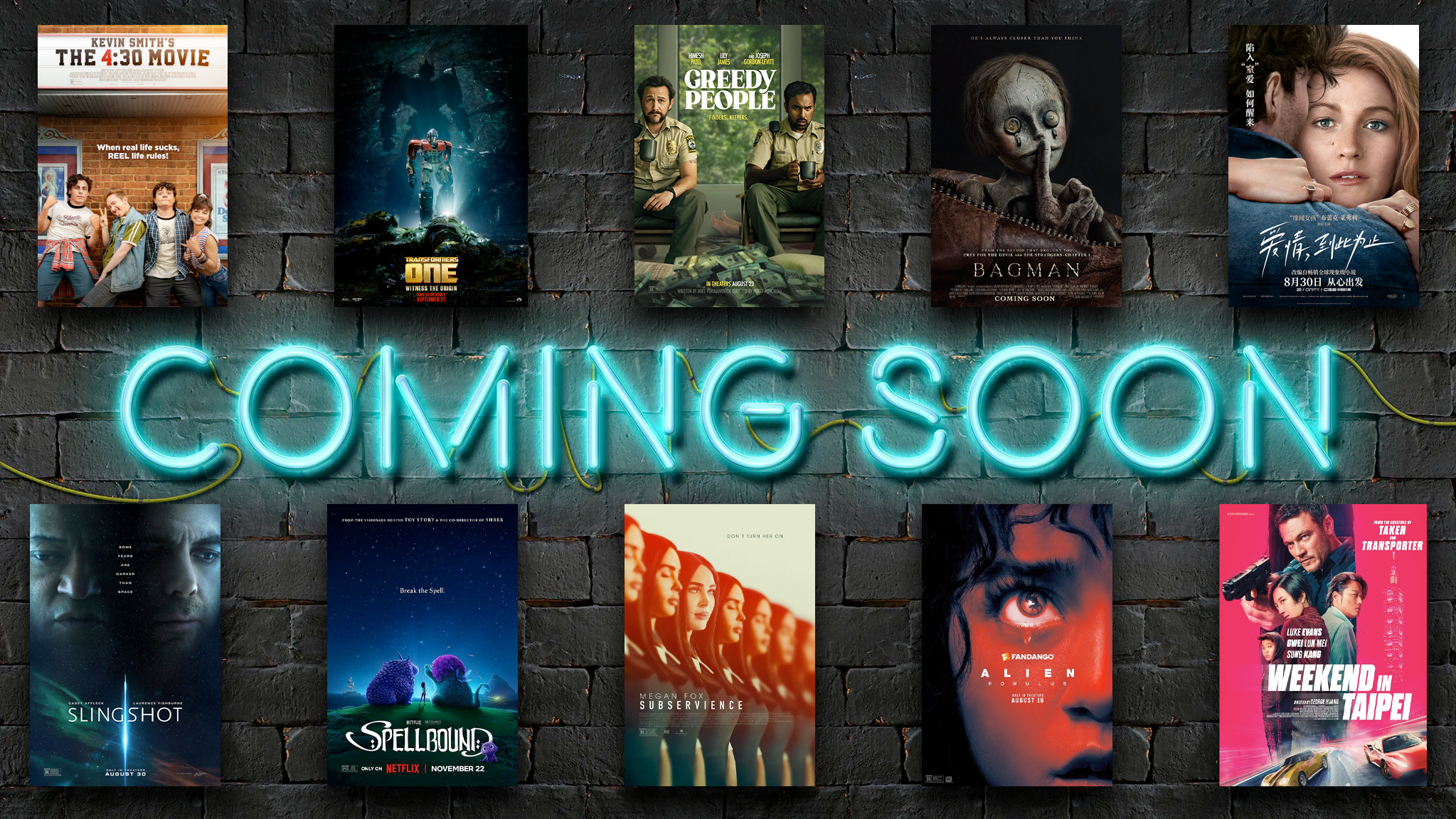 Coming Attractions: Greedy People, Subservience, The 4:30 Movie, Slingshot, & Bagman