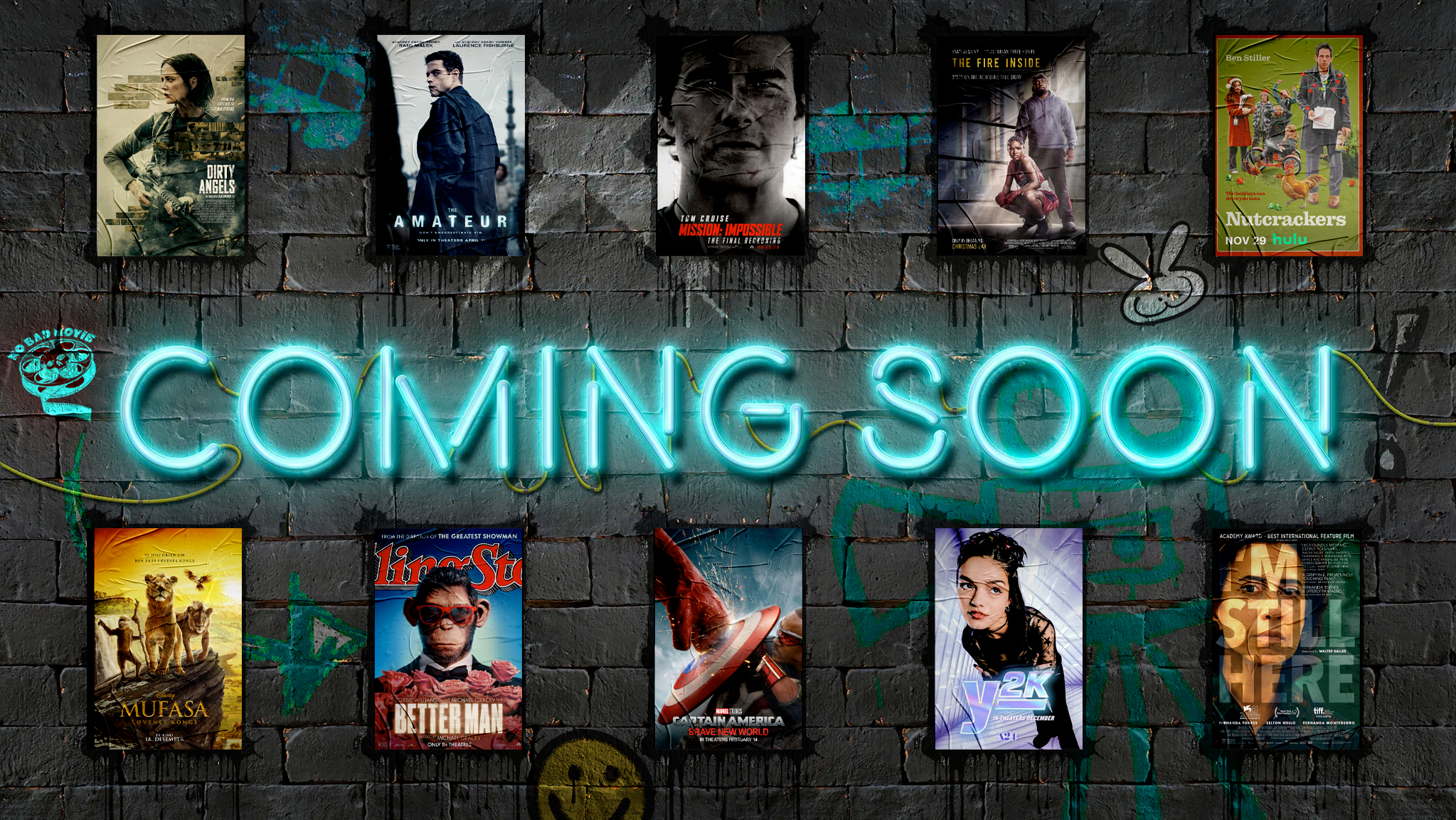 Coming Attractions: Mission: Impossible – The Final Reckoning, Captain America: Brave New World, Thunderbolts, Y2K, & The Amateur