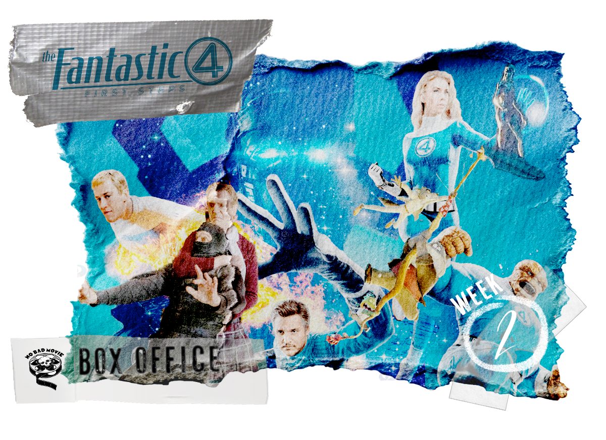 “The Fantastic Four: First Steps” Still Stretches to No. 1 Despite Box Office Burn; “The Bad Guys 2” & “The Naked Gun” No Match for Marvel’s First Family