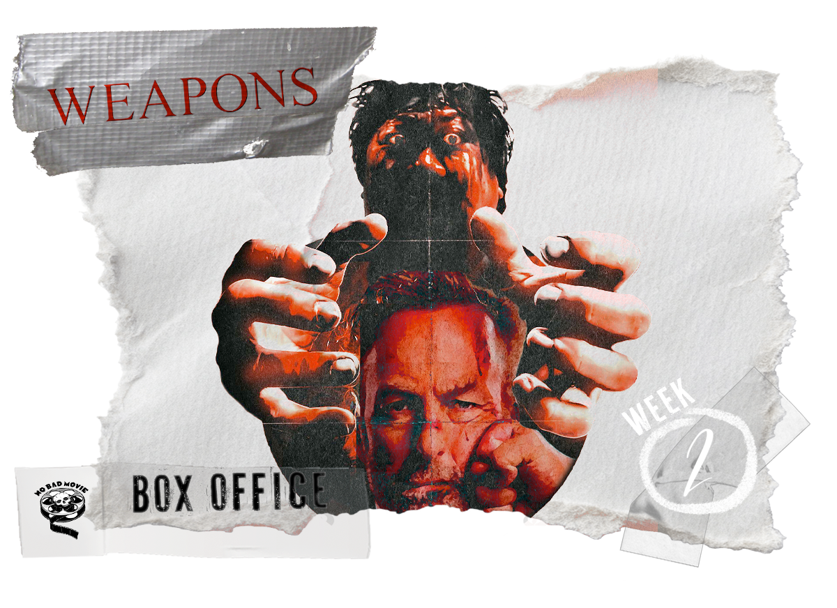 Box Office Can’t Escape the Pull of “Weapons” for Second Weekend; Disarms the Debut of “Nobody 2”