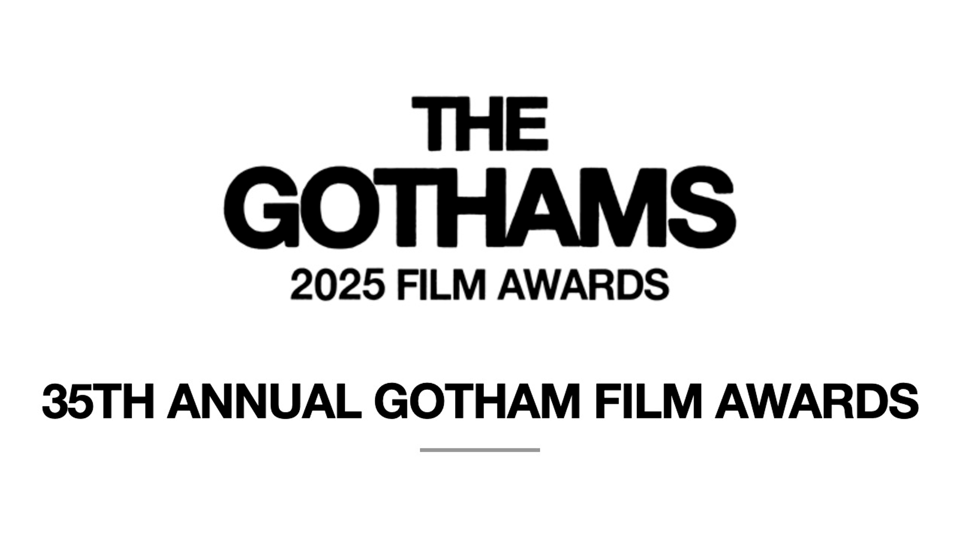 Oscars Watch: 35th Annual Gotham Awards (2025) Nominees