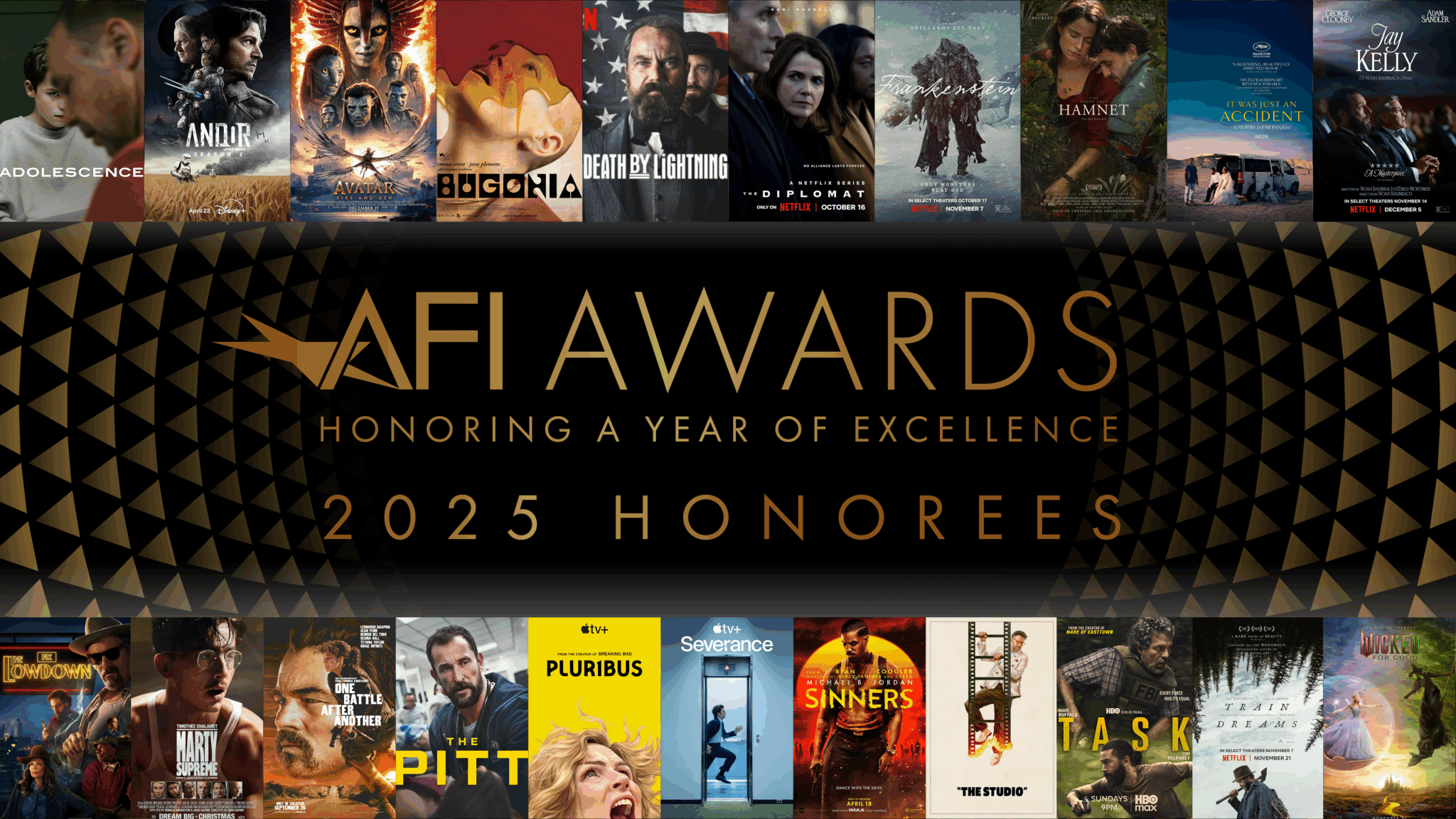 Oscars Watch: 2025 American Film Institute’s (AFI) Top 10 Films & Television Shows of the Year
