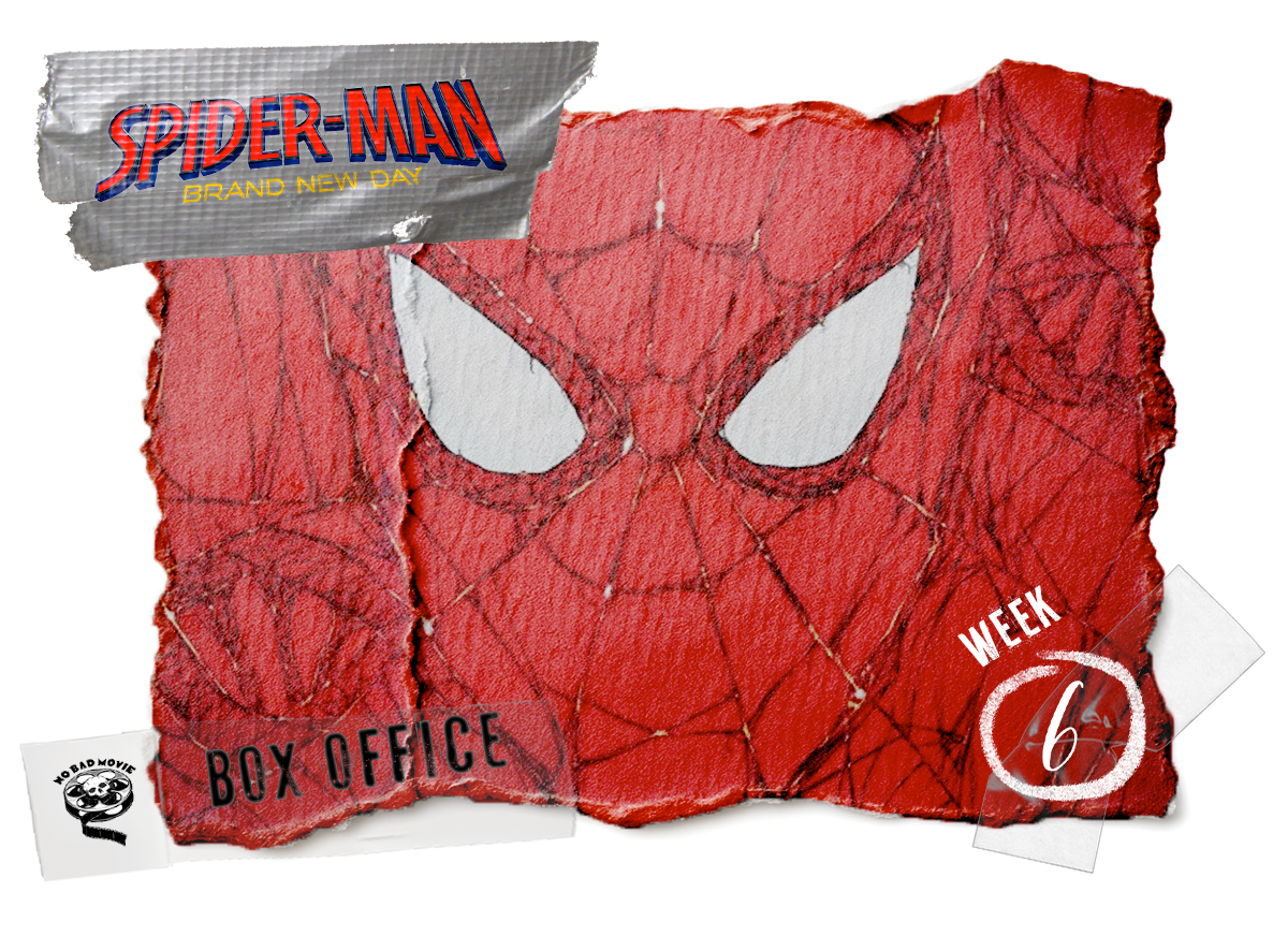 “Spider-Man: Brand New Day” Becomes Just Second Film This Decade to Top Box Office for Six Straight Weekends, as Neither “By Any Means” nor “Onslaught” Makes a Dent